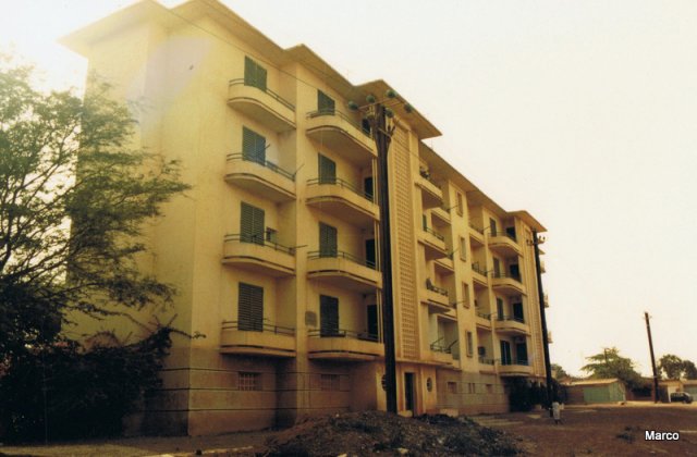 La cité Mermoz à Dakar en 1987